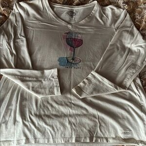 Life Is Good Half Full Long Sleeve Shirt